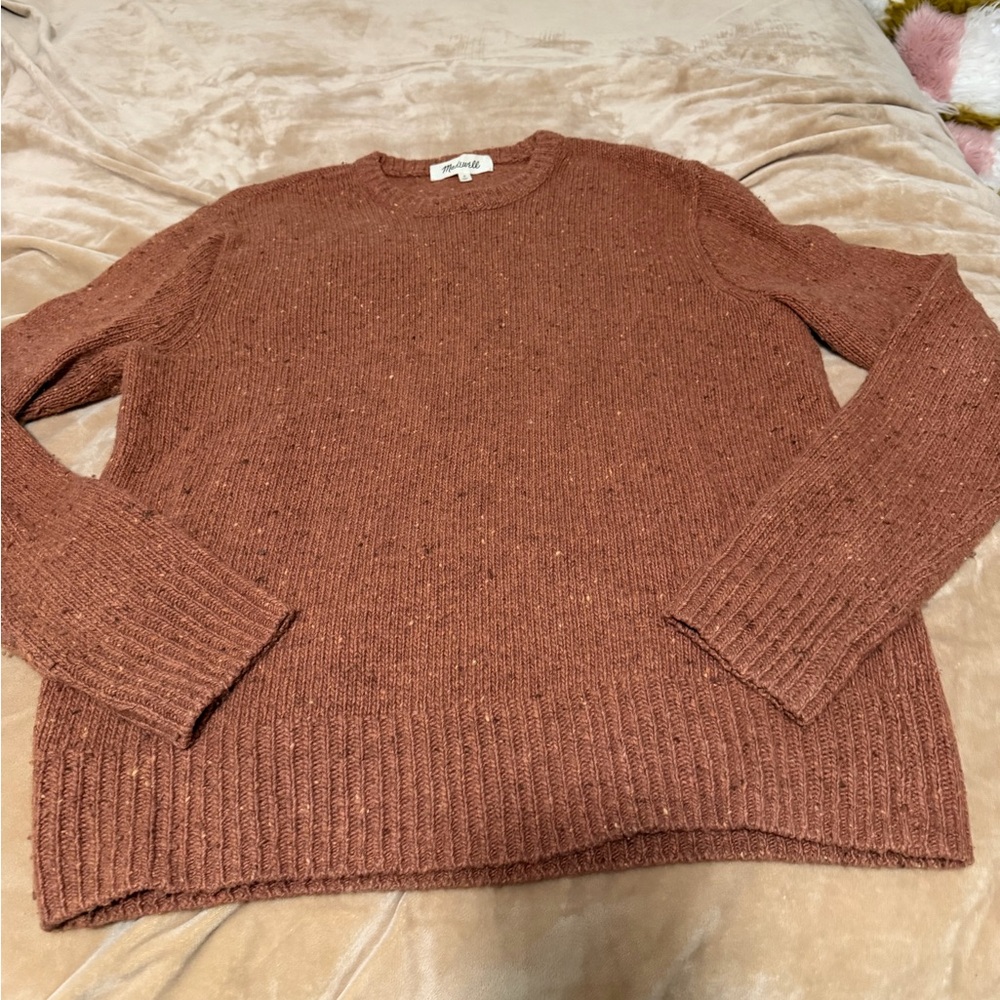 Madewell Rust Wool Knit Sweater Men’s Medium